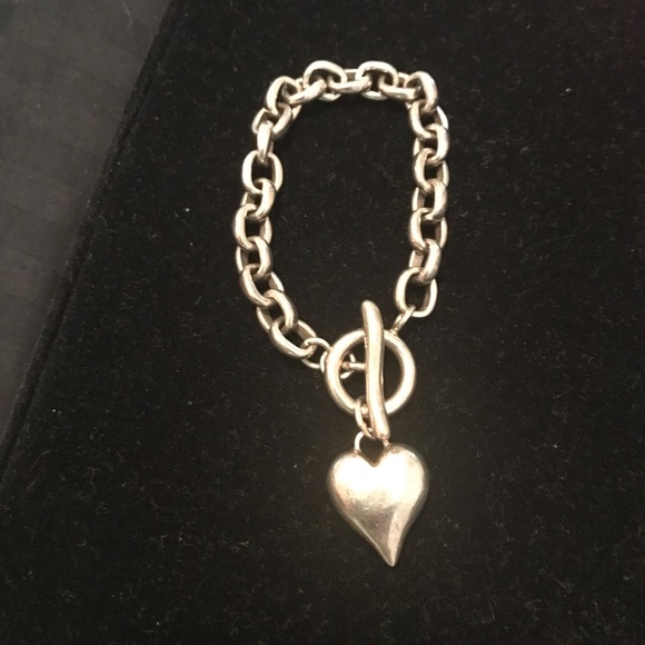 Jewelry - Heart sterling silver bracelet